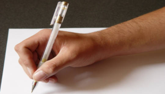 Writing the Truth and Allowing the Emotions to Flow a man writing a letter